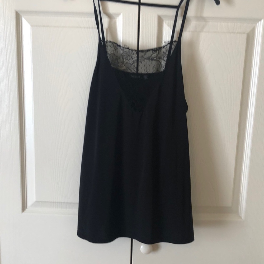 Boohoo black cami size 14 US